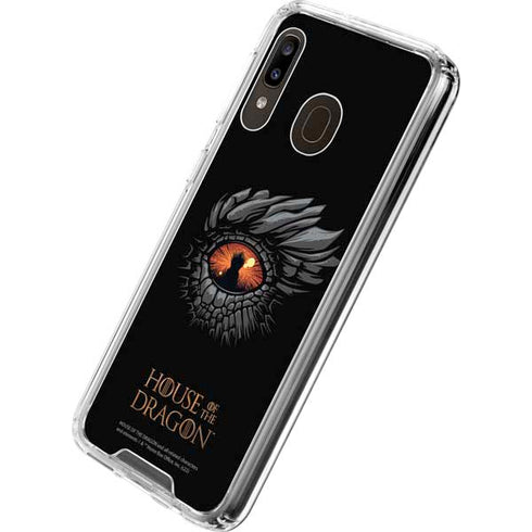 HBO House of the Dragon Burning Dragon Galaxy A30 Clear Case
