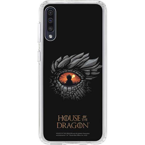 HBO House of the Dragon Burning Dragon Galaxy A50 Clear Case