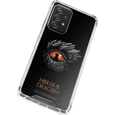 HBO House of the Dragon Burning Dragon Galaxy A52 5G Clear Case