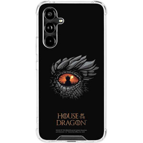 HBO House of the Dragon Burning Dragon Galaxy A54 5G Clear Case