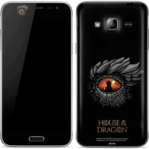 HBO House of the Dragon Burning Dragon Galaxy J3 Skin