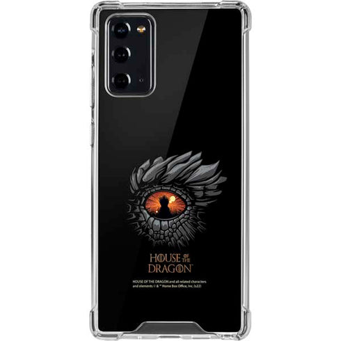 HBO House of the Dragon Burning Dragon Galaxy Note20 5G Clear Case