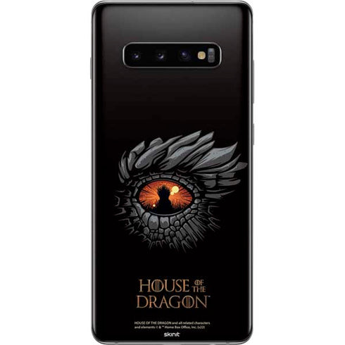 HBO House of the Dragon Burning Dragon Galaxy S10 Plus Skin