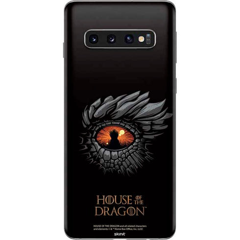 HBO House of the Dragon Burning Dragon Galaxy S10 Skin