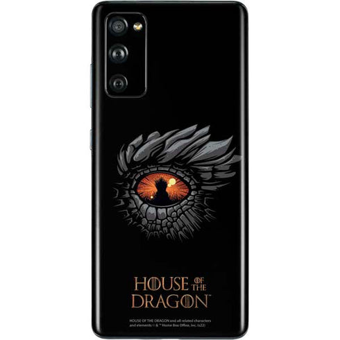 HBO House of the Dragon Burning Dragon Galaxy S20 Fan Edition Skin