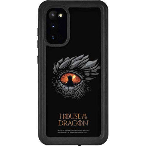 HBO House of the Dragon Burning Dragon Galaxy S20 Waterproof Case