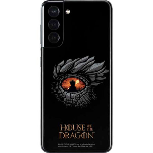 HBO House of the Dragon Burning Dragon Galaxy S21 5G Skin