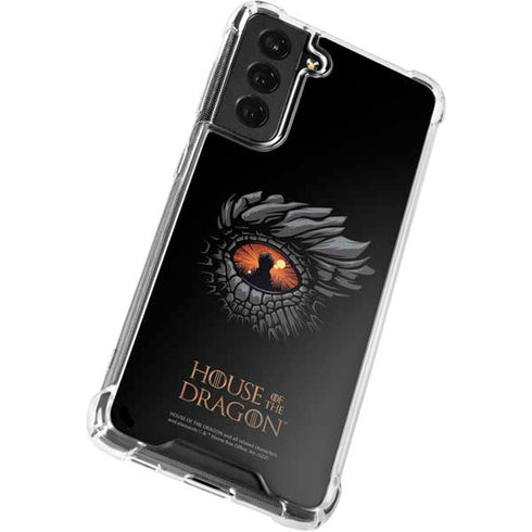 HBO House of the Dragon Burning Dragon Galaxy S22 Plus Clear Case