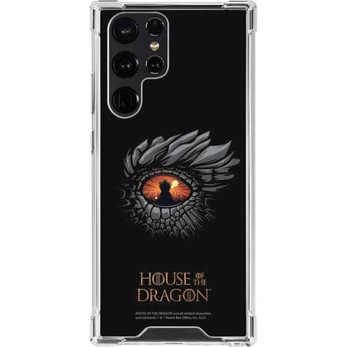 HBO House of the Dragon Burning Dragon Galaxy S22 Ultra Clear Case