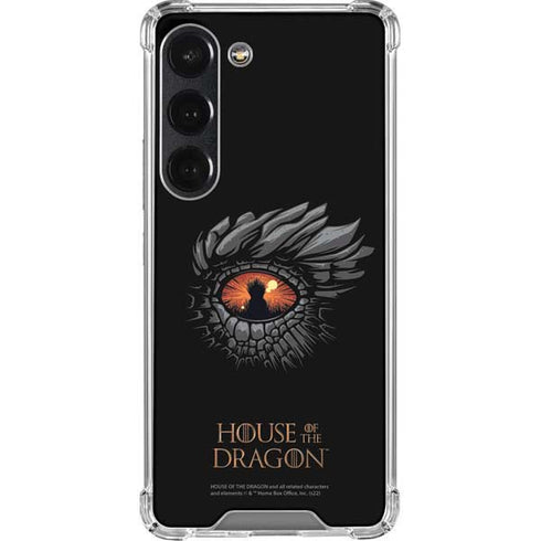 HBO House of the Dragon Burning Dragon Galaxy S23 Clear Case