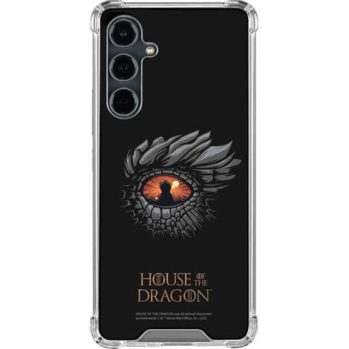 HBO House of the Dragon Burning Dragon Galaxy S23 FE Clear Case