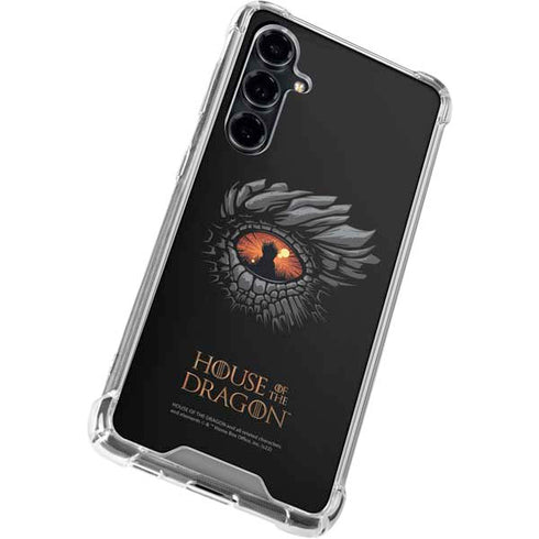 HBO House of the Dragon Burning Dragon Galaxy S23 FE Clear Case