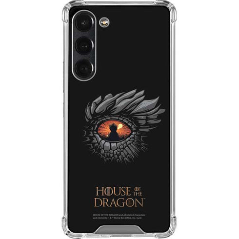 HBO House of the Dragon Burning Dragon Galaxy S23 Plus Clear Case