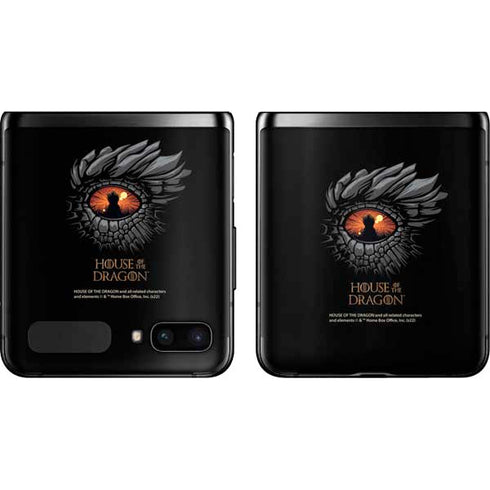 HBO House of the Dragon Burning Dragon Galaxy Z Flip Skin