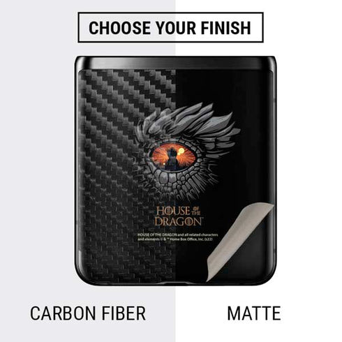 HBO House of the Dragon Burning Dragon Galaxy Z Flip Skin
