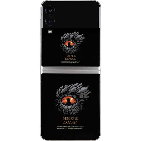 HBO House of the Dragon Burning Dragon Galaxy Z Flip3 5G Skin
