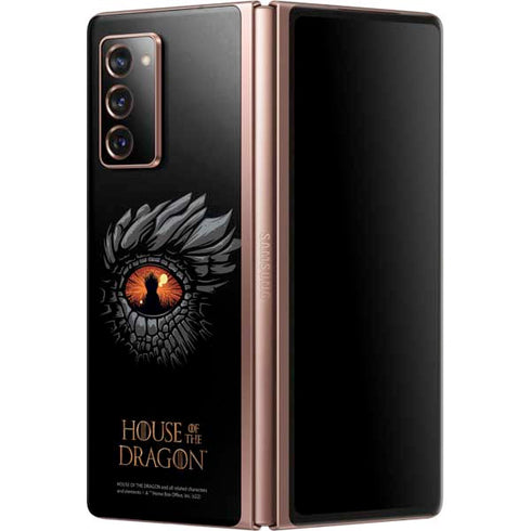 HBO House of the Dragon Burning Dragon Galaxy Z Fold2 5G Skin