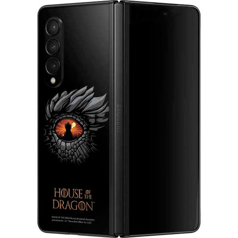 HBO House of the Dragon Burning Dragon Galaxy Z Fold3 5G Skin