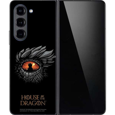 HBO House of the Dragon Burning Dragon Galaxy Z Fold5 5G Skin