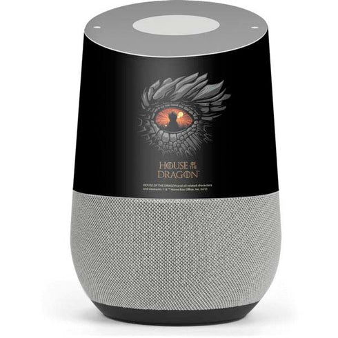 HBO House of the Dragon Burning Dragon Google Home Skin