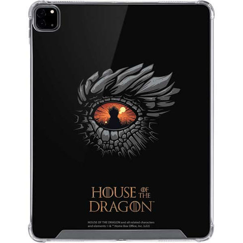 HBO House of the Dragon Burning Dragon iPad Pro 12.9in (2020) Clear Case