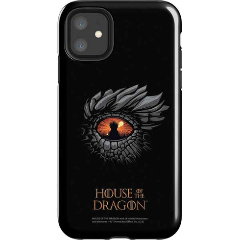 HBO House of the Dragon Burning Dragon iPhone 11 Impact Case