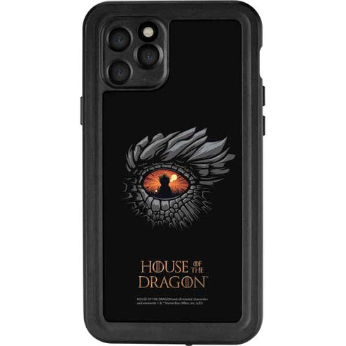 HBO House of the Dragon Burning Dragon iPhone 11 Pro Waterproof Case