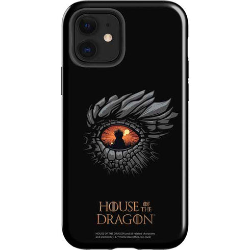 HBO House of the Dragon Burning Dragon iPhone 12 Impact Case