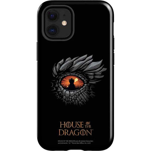 HBO House of the Dragon Burning Dragon iPhone 12 Mini Impact Case