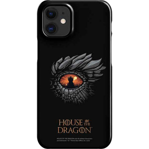 HBO House of the Dragon Burning Dragon iPhone 12 Mini Lite Case