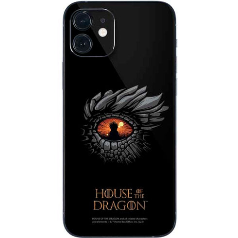 HBO House of the Dragon Burning Dragon iPhone 12 Skin
