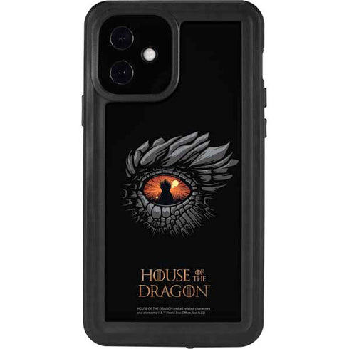 HBO House of the Dragon Burning Dragon iPhone 12 Waterproof Case