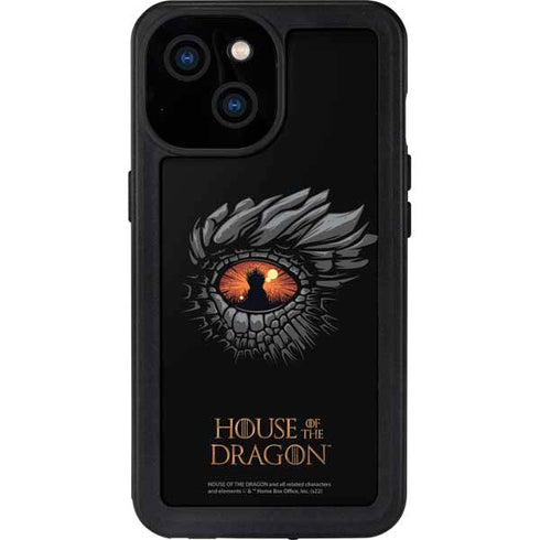 HBO House of the Dragon Burning Dragon iPhone 13 Mini Waterproof Case