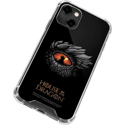 HBO House of the Dragon Burning Dragon iPhone 14 Clear Case