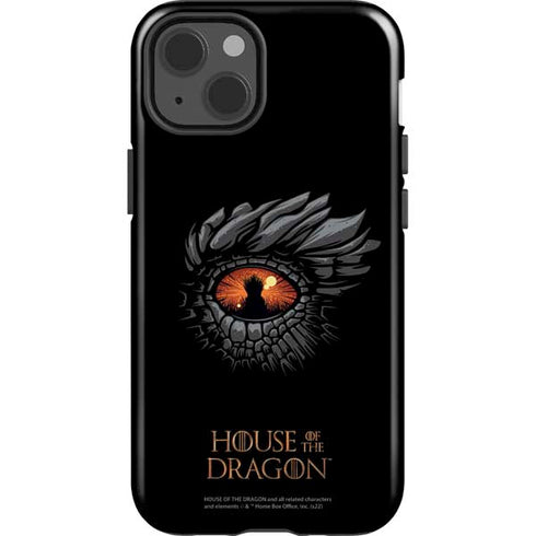 HBO House of the Dragon Burning Dragon iPhone 15 Impact Case