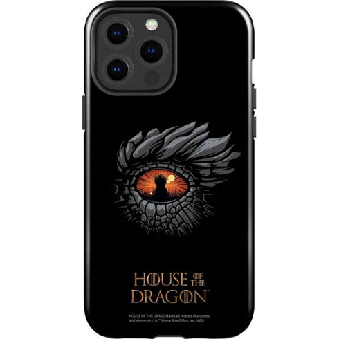 HBO House of the Dragon Burning Dragon iPhone 15 Pro Max Impact Case