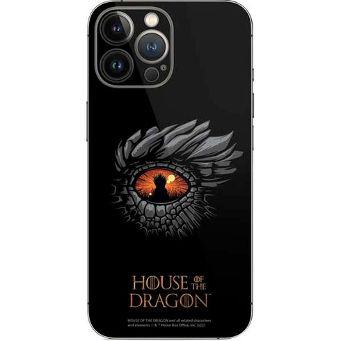 HBO House of the Dragon Burning Dragon iPhone 14 Pro Max Skin