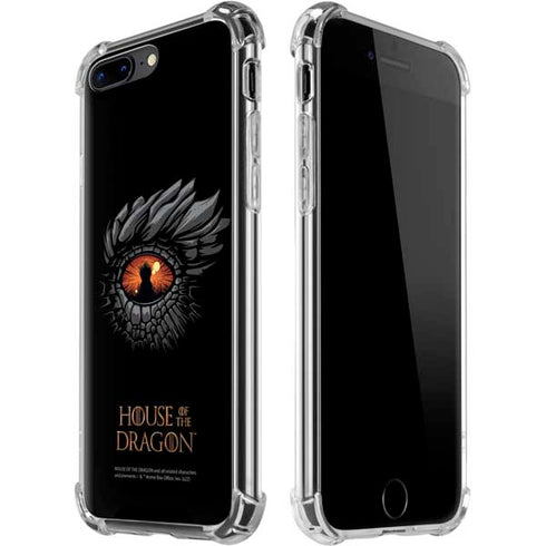 HBO House of the Dragon Burning Dragon iPhone 7/8 Plus Clear Case