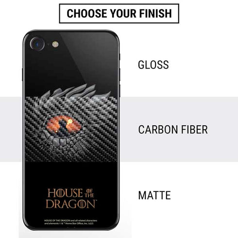 HBO House of the Dragon Burning Dragon iPhone SE (2nd & 3rd Gen) Skin