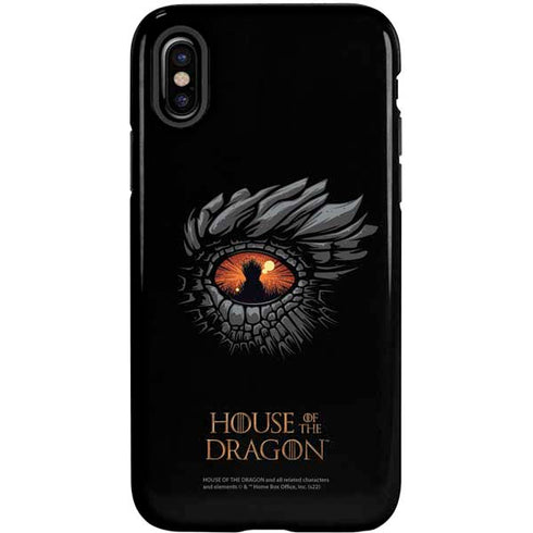 HBO House of the Dragon Burning Dragon iPhone X Pro Case