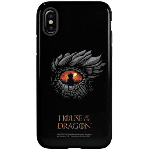HBO House of the Dragon Burning Dragon iPhone XS Pro Case