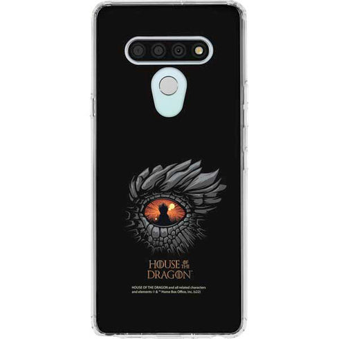 HBO House of the Dragon Burning Dragon LG Stylo 6 Clear Case