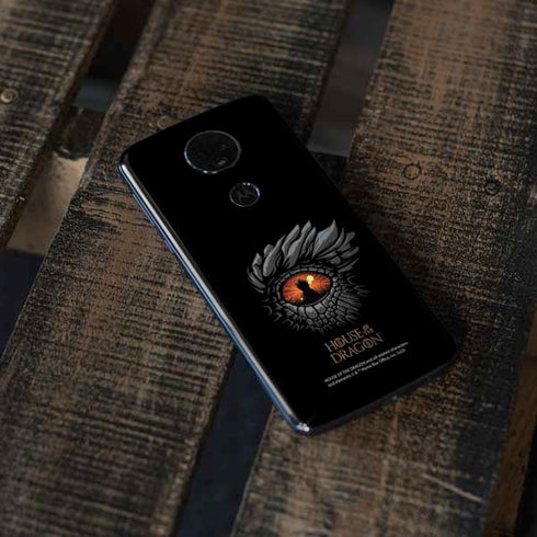 HBO House of the Dragon Burning Dragon Moto E5 Plus Skin