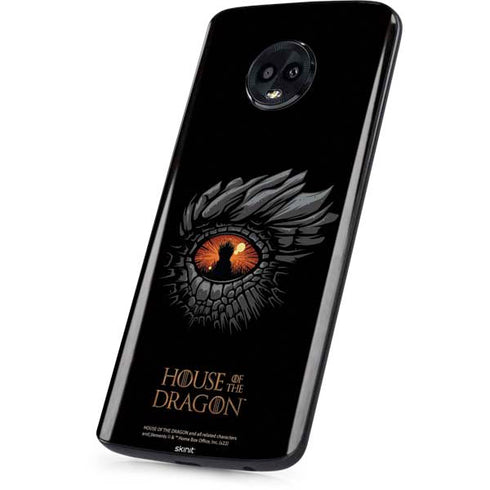 HBO House of the Dragon Burning Dragon Moto G6 Skin