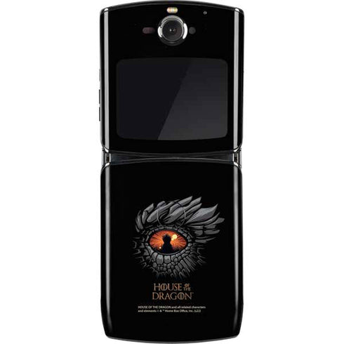 HBO House of the Dragon Burning Dragon Motorola RAZR Skin