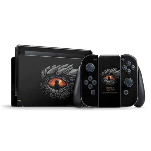 HBO House of the Dragon Burning Dragon Nintendo Switch Bundle Skin