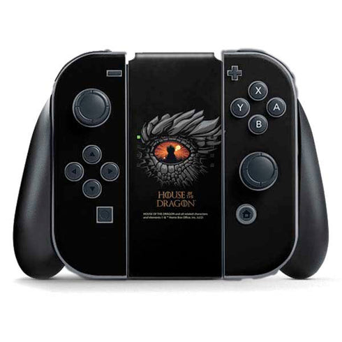 HBO House of the Dragon Burning Dragon Nintendo Switch (2017-2021) Joy-Con Controller Skin