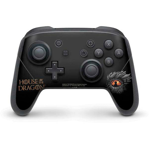 HBO House of the Dragon Burning Dragon Nintendo Switch Pro Controller Skin