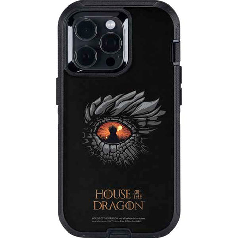 HBO House of the Dragon Burning Dragon Otterbox Defender iPhone Skin