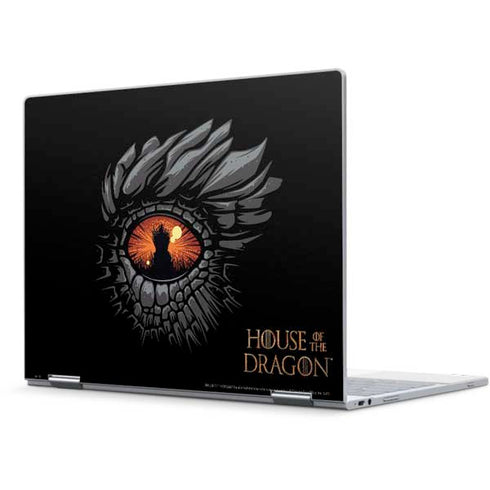 HBO House of the Dragon Burning Dragon Pixelbook Skin